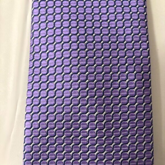 Dockers Other - Versatile Dockers Men’s Tie Purple Square Pattern Polyester 3.25” Wide 57” Long